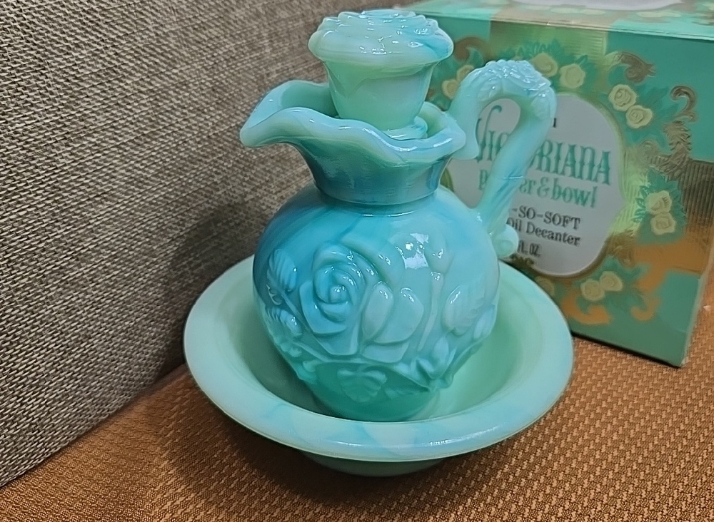 Vintage Avon Victoriana Pitcher & Bowl